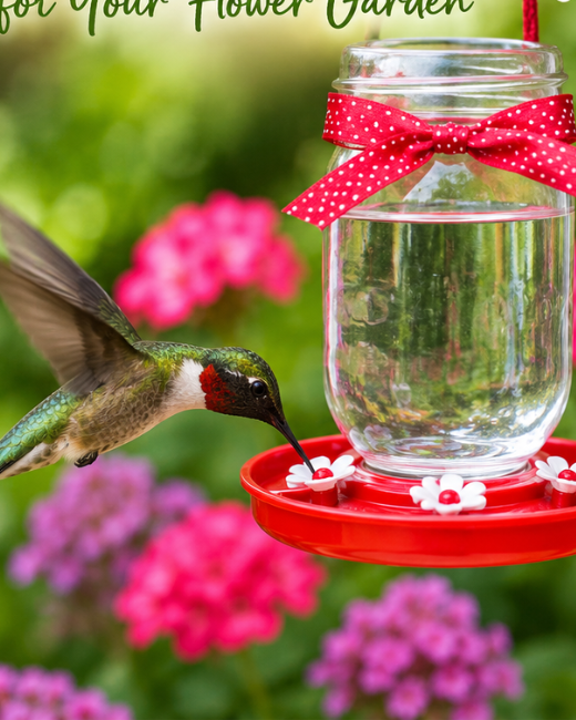 How to Make an Easy DIY Hummingbird Feeder for Your Flower Garden