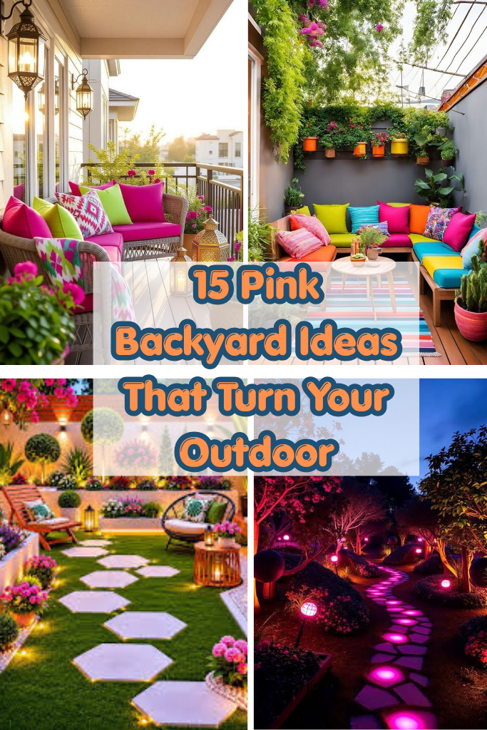 15 Pink Backyard Ideas That Turn Your Outdoor Space