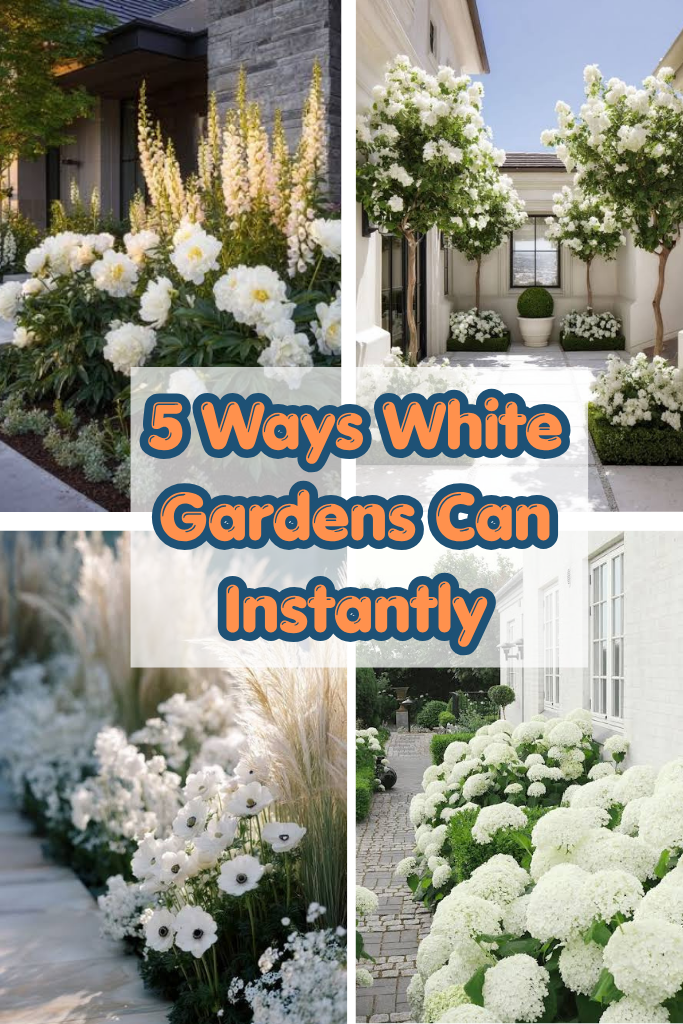5 Ways White Gardens Can Instantly Class Up Your Outdoor Space