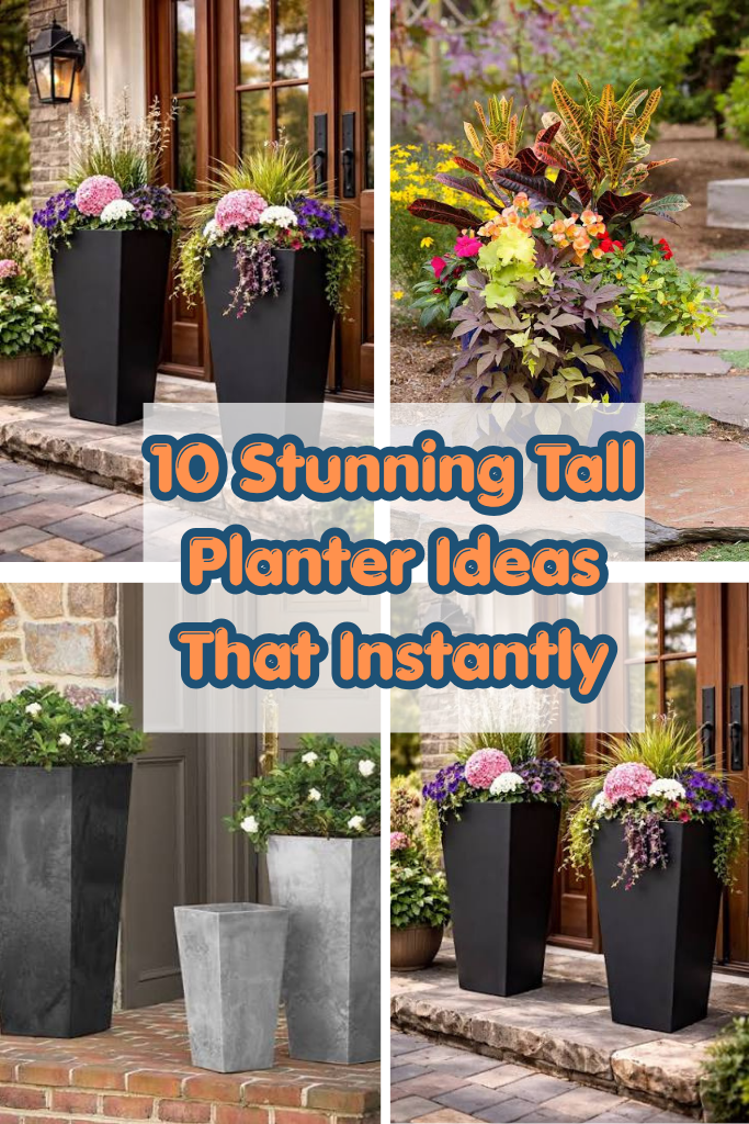 10 Stunning Tall Planter Ideas That Instantly Boost Your Home’s