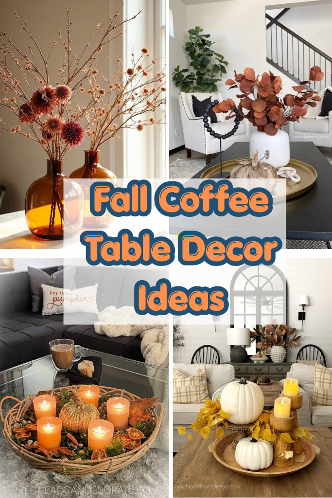 10 Fall Coffee Table Decor Ideas
